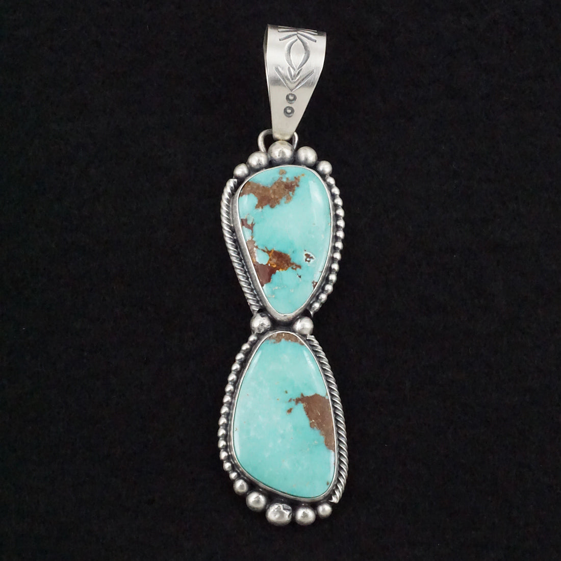 Darrin Livingston Turquoise & Sterling Silver Pendant