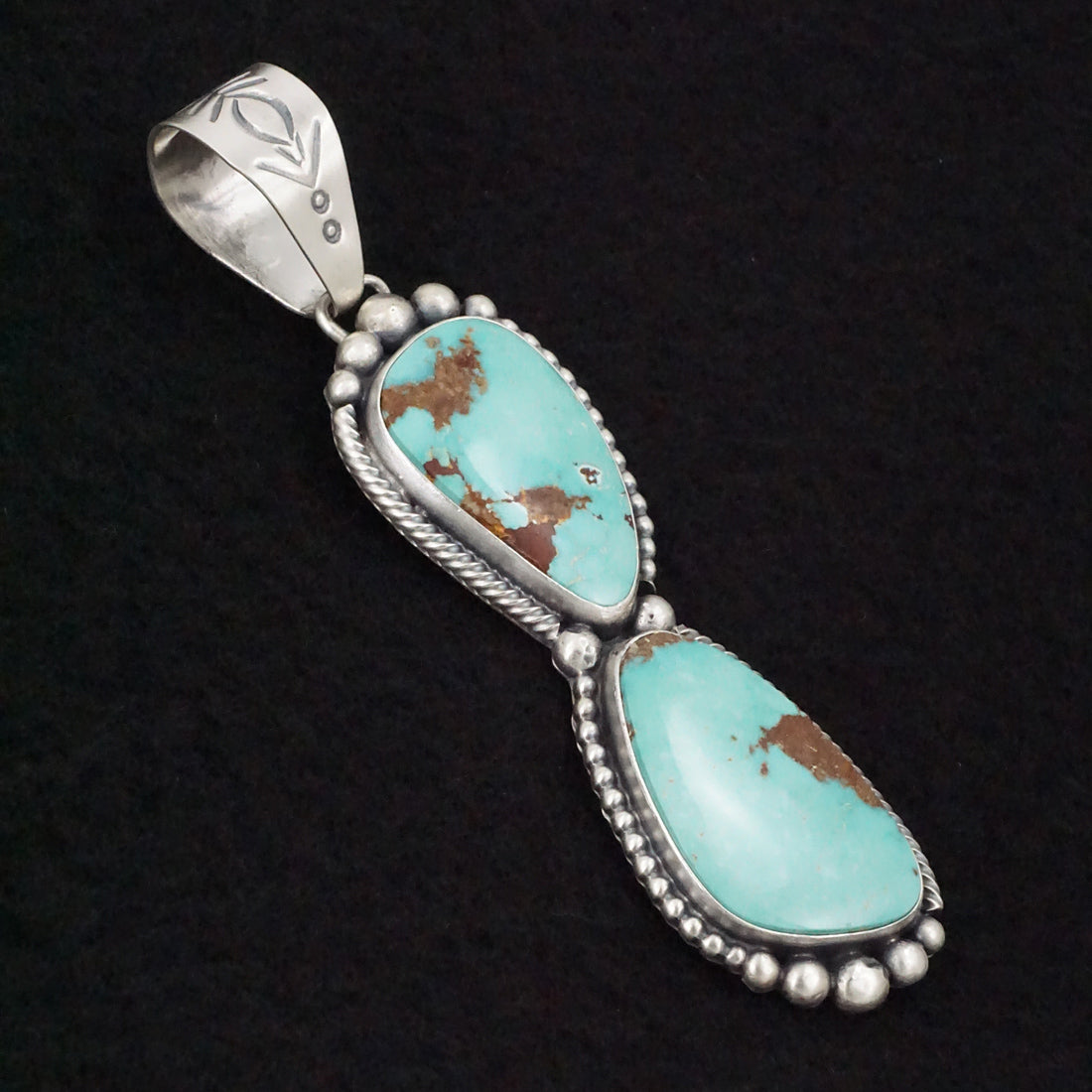 Darrin Livingston Turquoise & Sterling Silver Pendant