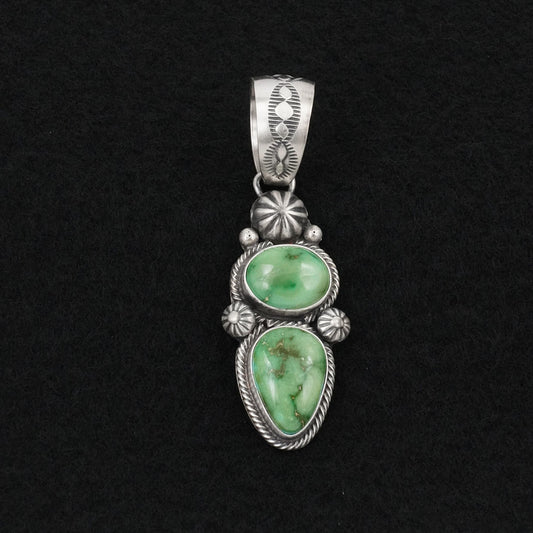 Kathleen Livingston Turquoise & Sterling Silver Pendant