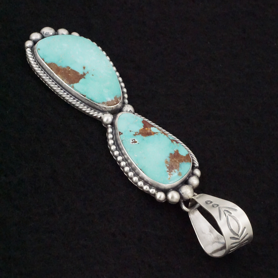 Darrin Livingston Turquoise & Sterling Silver Pendant