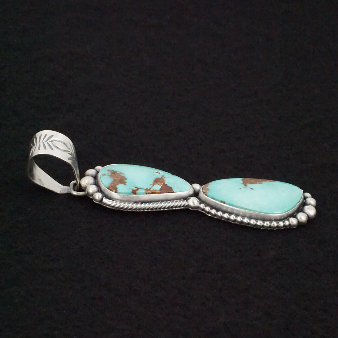 Darrin Livingston Turquoise & Sterling Silver Pendant