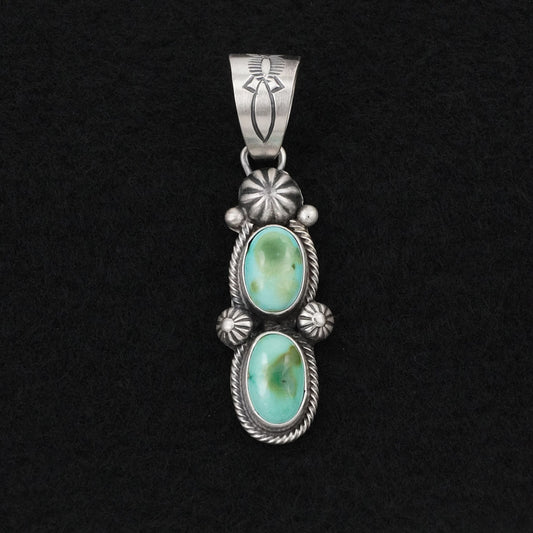 Kathleen Livingston Turquoise & Sterling Silver Pendant