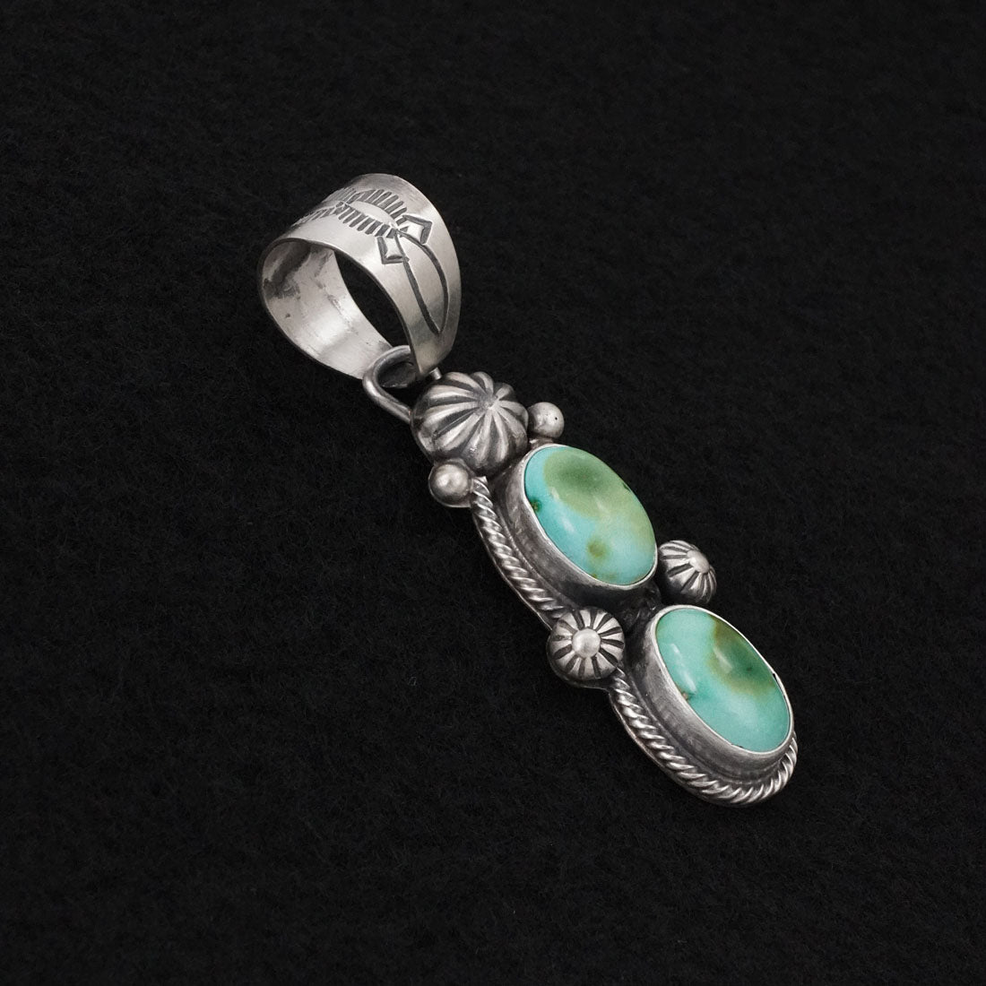 Kathleen Livingston Turquoise & Sterling Silver Pendant
