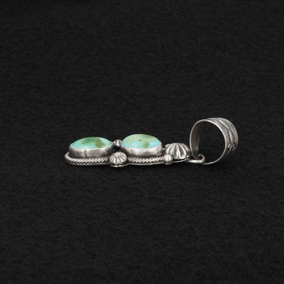 Kathleen Livingston Turquoise & Sterling Silver Pendant