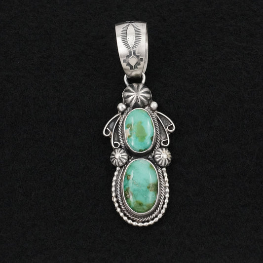 Kathleen Livingston Turquoise & Sterling Silver Pendant