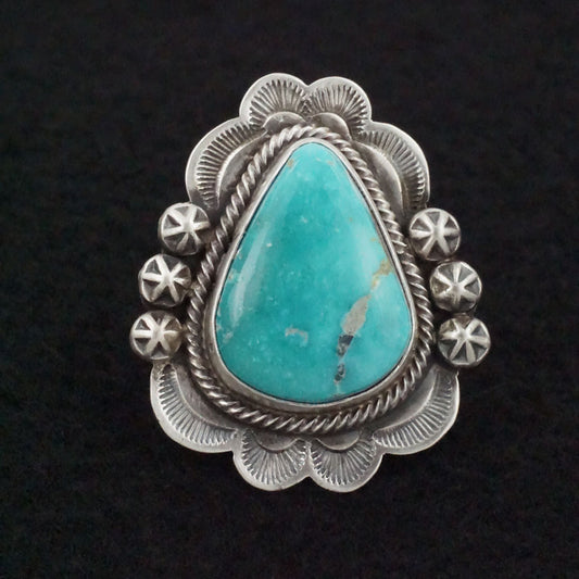 Daniel Benally Turquoise & Sterling Silver Ring Size 6