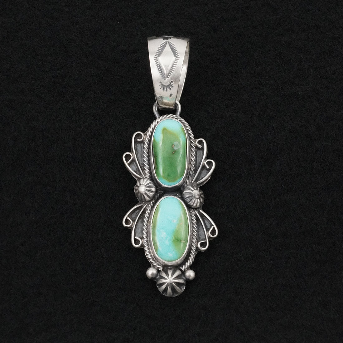 Kathleen Livingston Turquoise & Sterling Silver Pendant