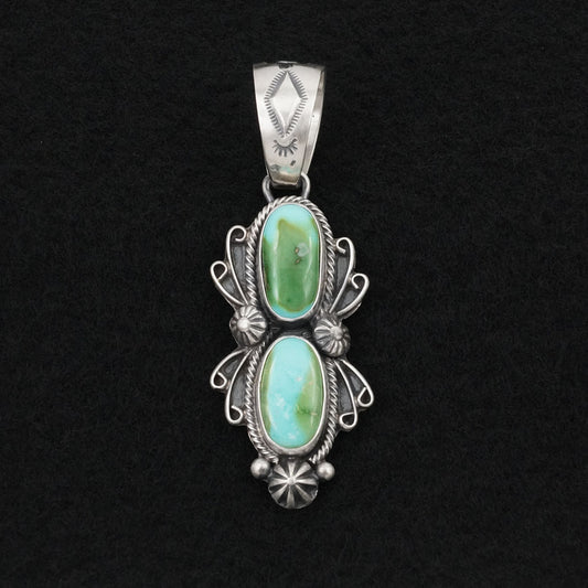 Kathleen Livingston Turquoise & Sterling Silver Pendant