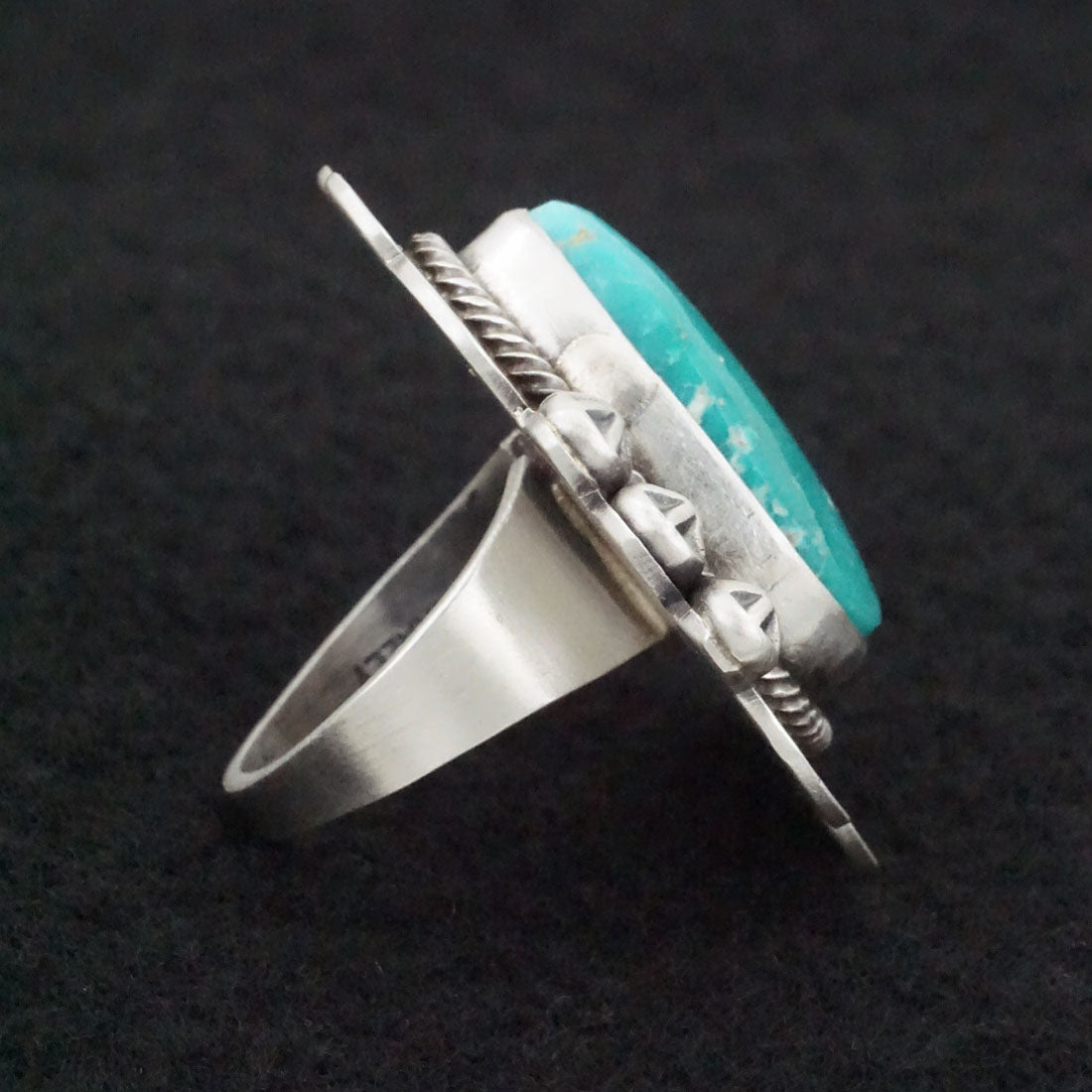 Daniel Benally Turquoise & Sterling Silver Ring Size 6