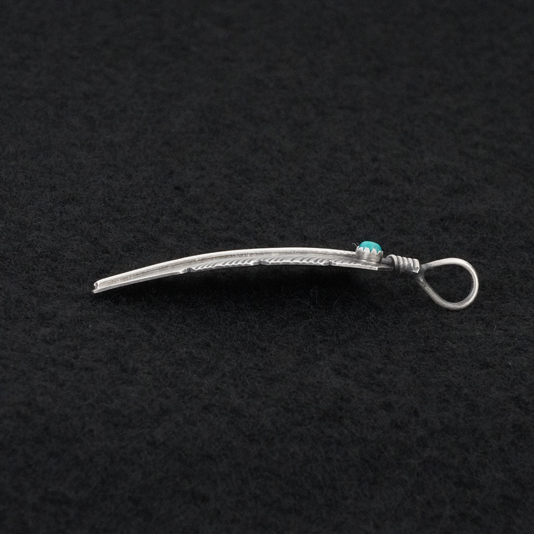 Chris Charley Turquoise & Sterling Silver Pendant