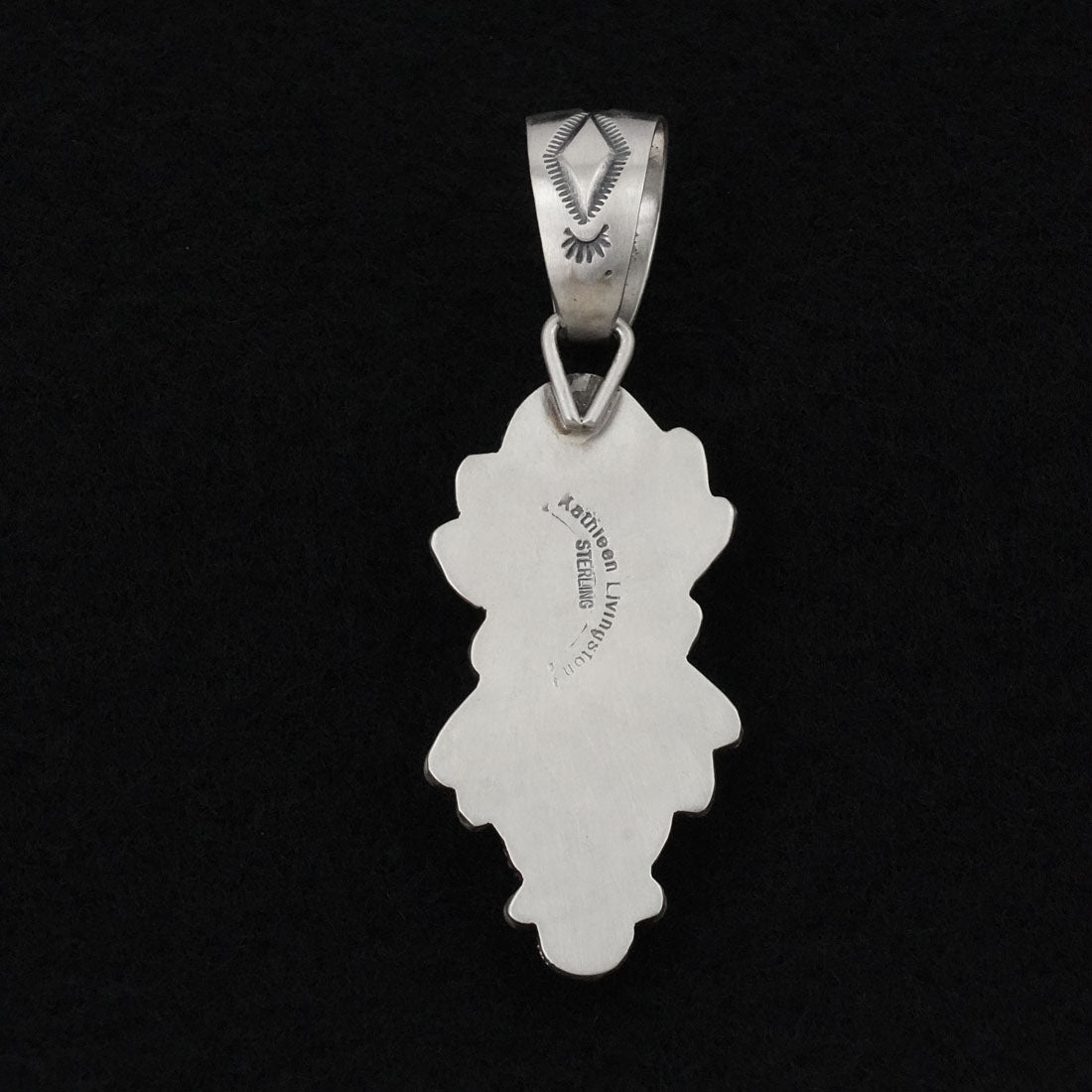 Kathleen Livingston Turquoise & Sterling Silver Pendant