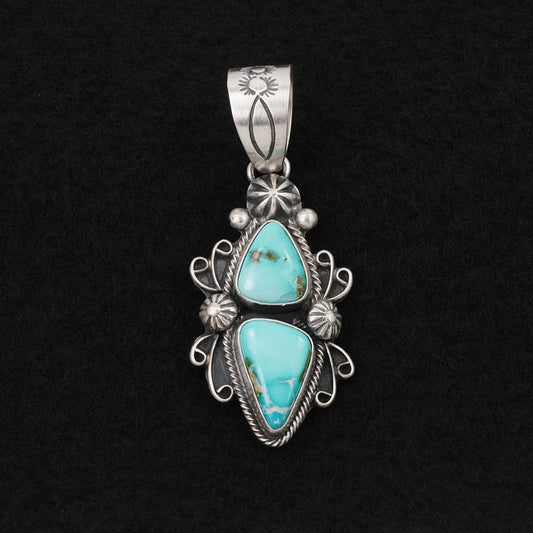 Kathleen Livingston Turquoise & Sterling Silver Pendant