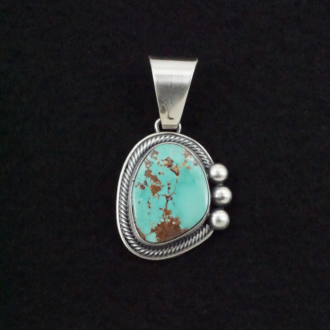 Darrin Livingston Turquoise & Sterling Silver Pendant