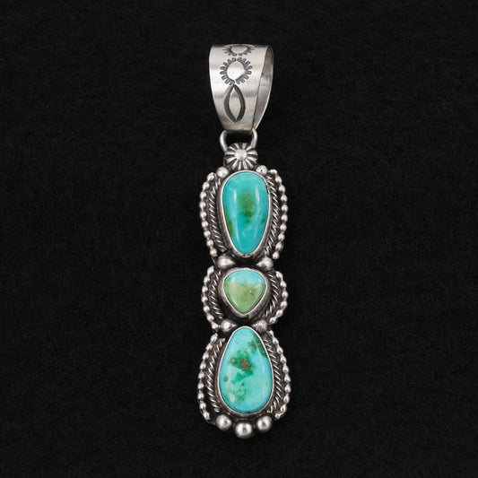 Kathleen Livingston Turquoise & Sterling Silver Pendant