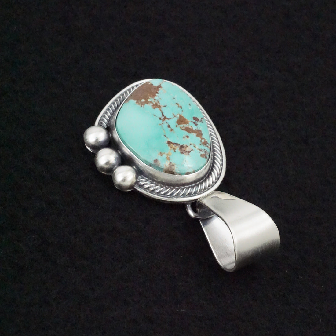 Darrin Livingston Turquoise & Sterling Silver Pendant