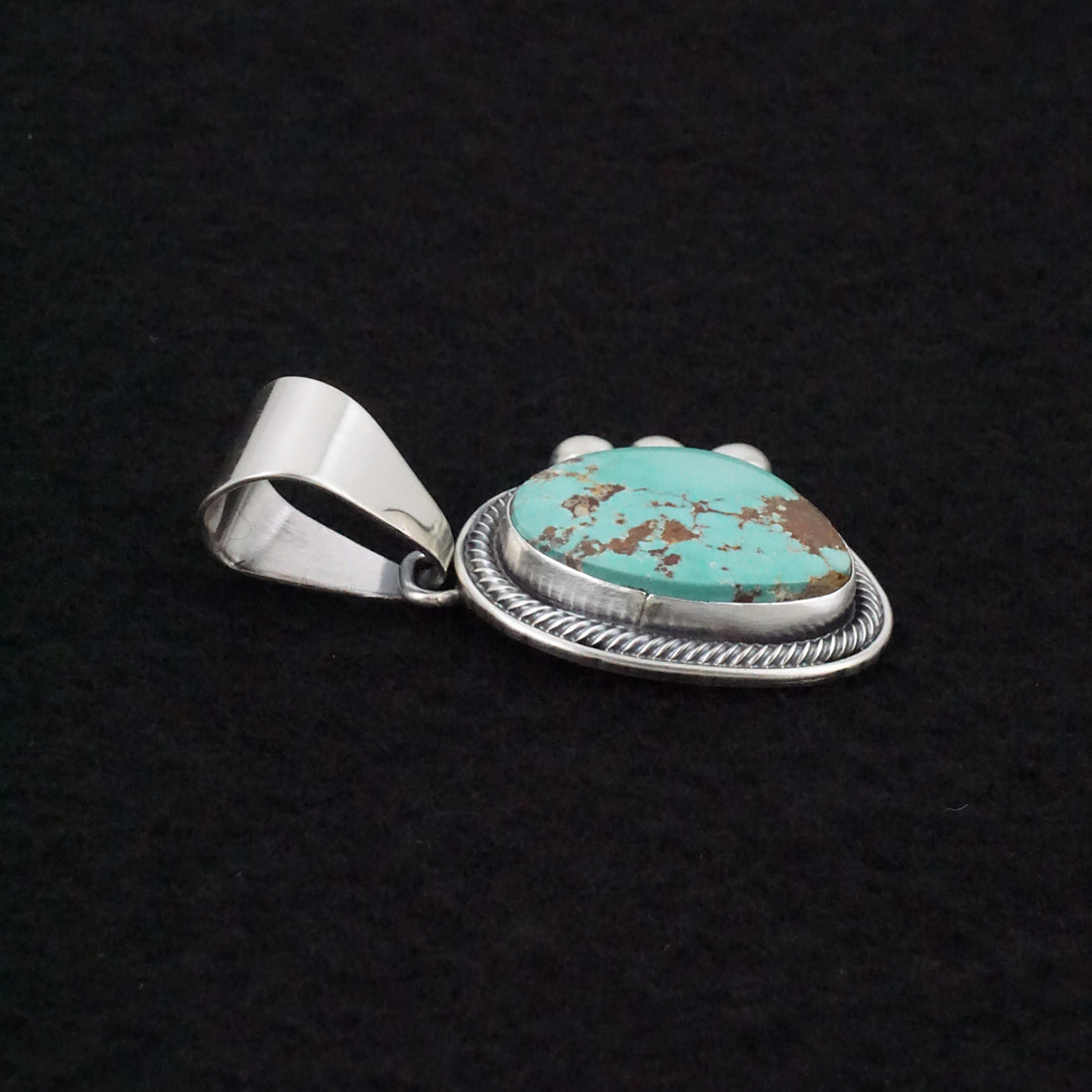 Darrin Livingston Turquoise & Sterling Silver Pendant