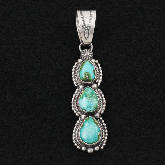 Kathleen Livingston Turquoise & Sterling Silver Pendant