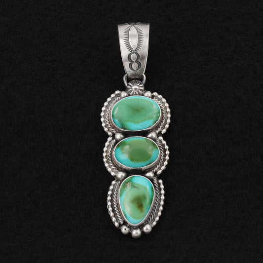Kathleen Livingston Turquoise & Sterling Silver Pendant