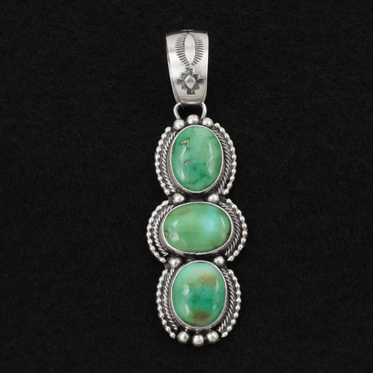 Kathleen Livingston Turquoise & Sterling Silver Pendant