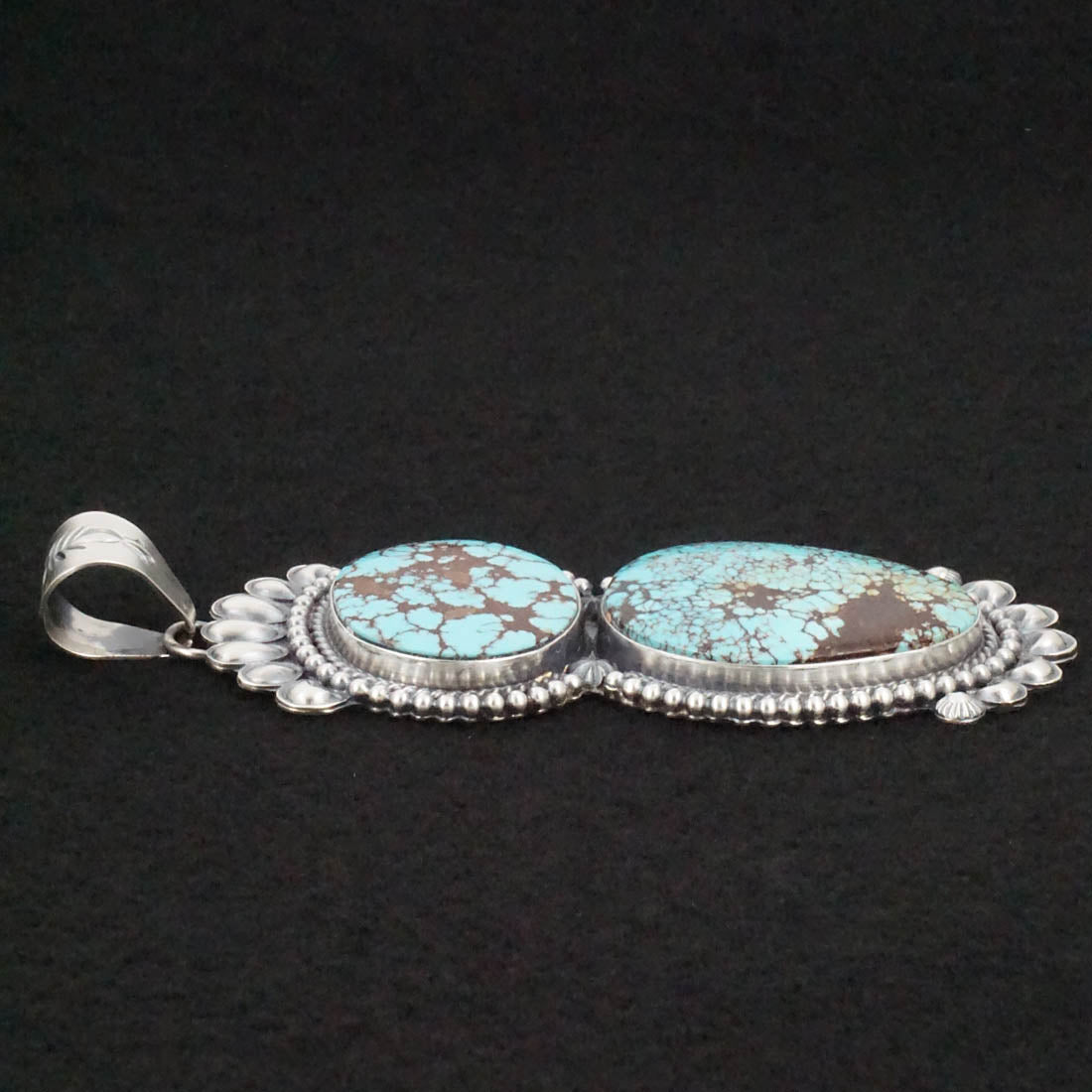 Raymond Delgarito Turquoise & Sterling Silver Pendant