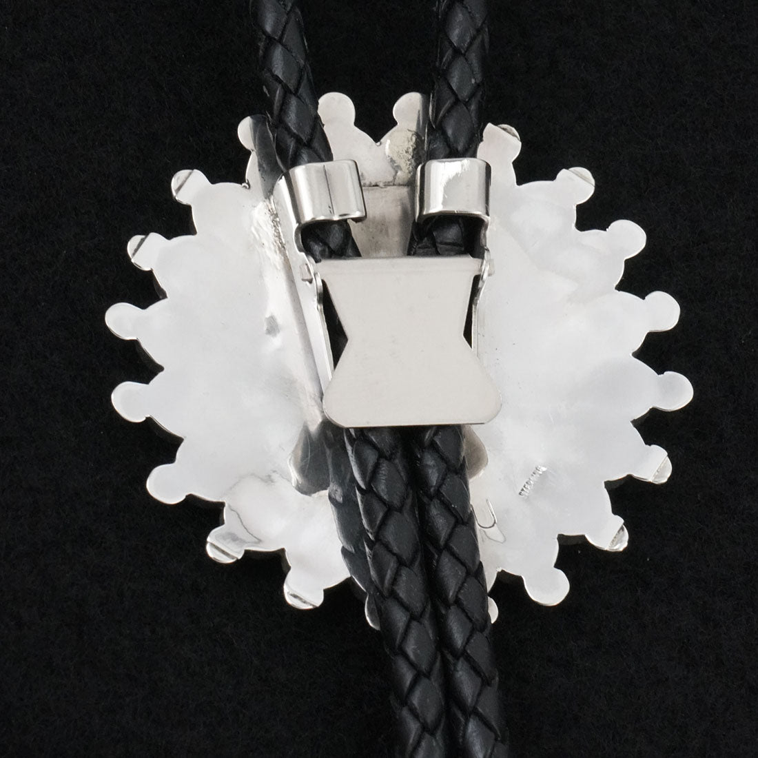 April Unkestine Multi-Stone & Sterling Silver Bolo Tie