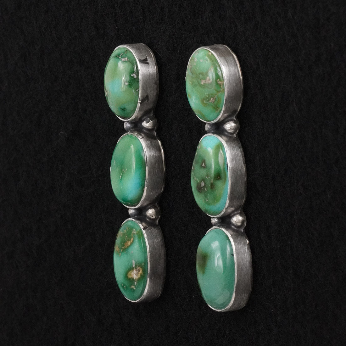 Randy Billy Turquoise & Sterling Silver Earrings