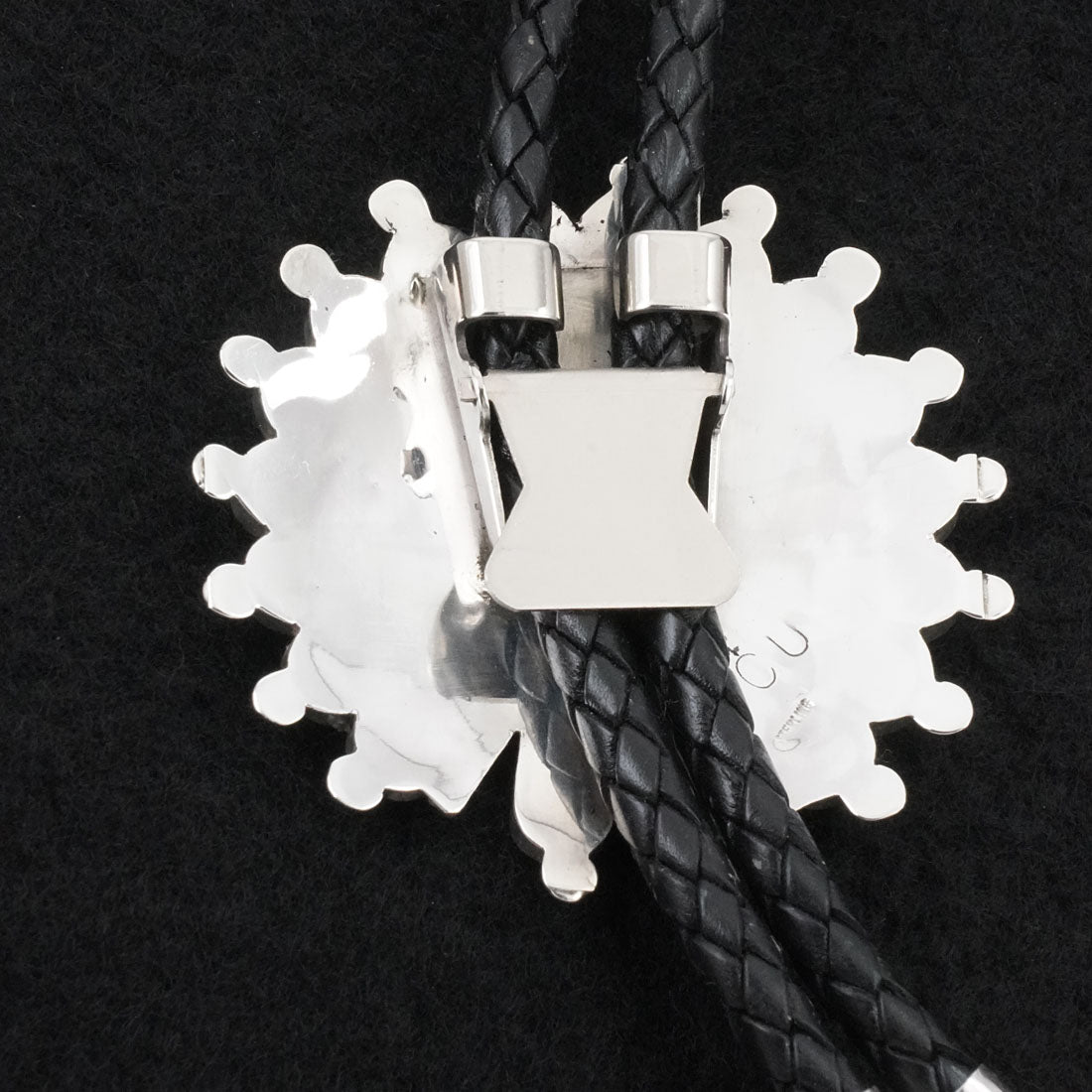 April Unkestine Multi-Stone & Sterling Silver Bolo Tie