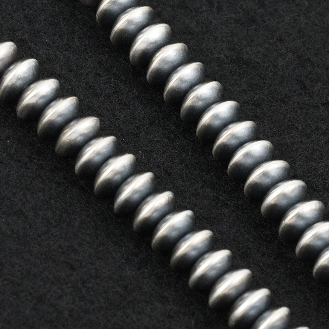 Dorinda Mariano Sterling Silver Navajo Pearl Necklace 16"