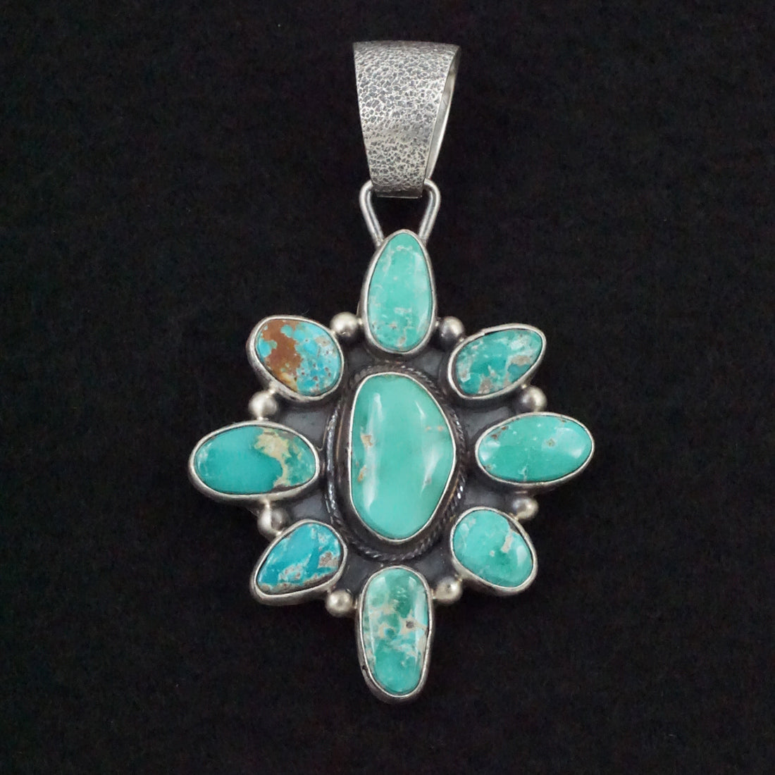 Kathleen Livingston Turquoise & Sterling Silver Pendant