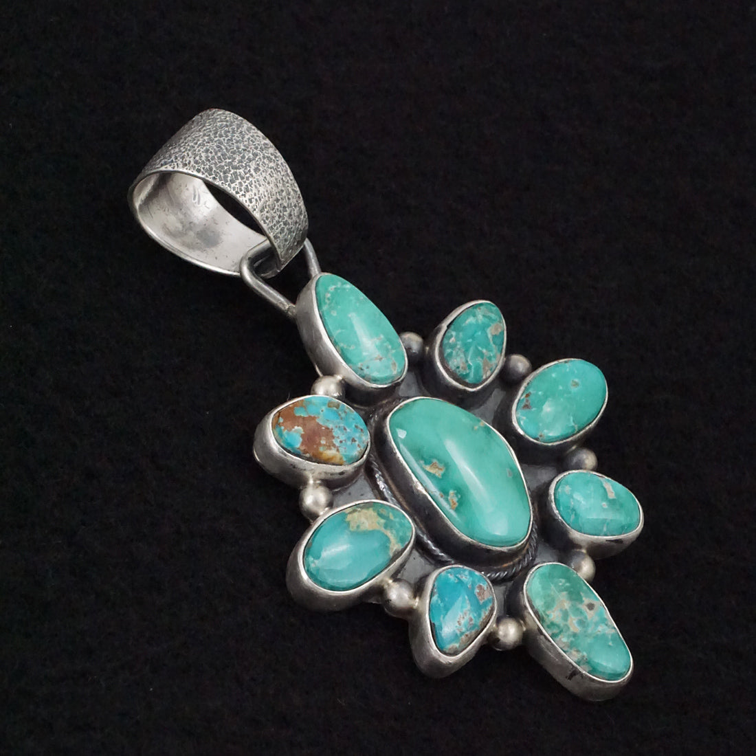 Kathleen Livingston Turquoise & Sterling Silver Pendant