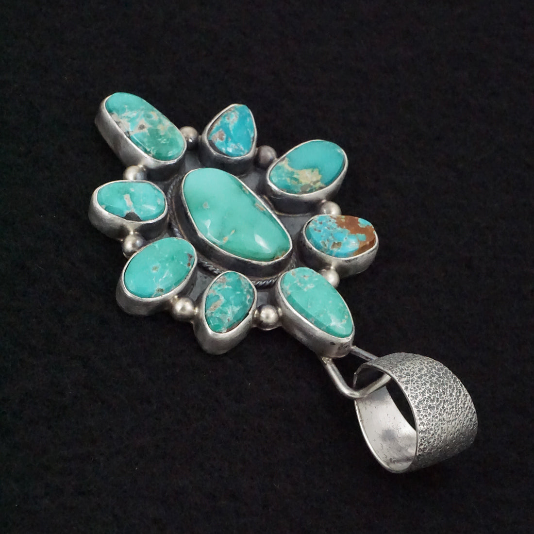 Kathleen Livingston Turquoise & Sterling Silver Pendant