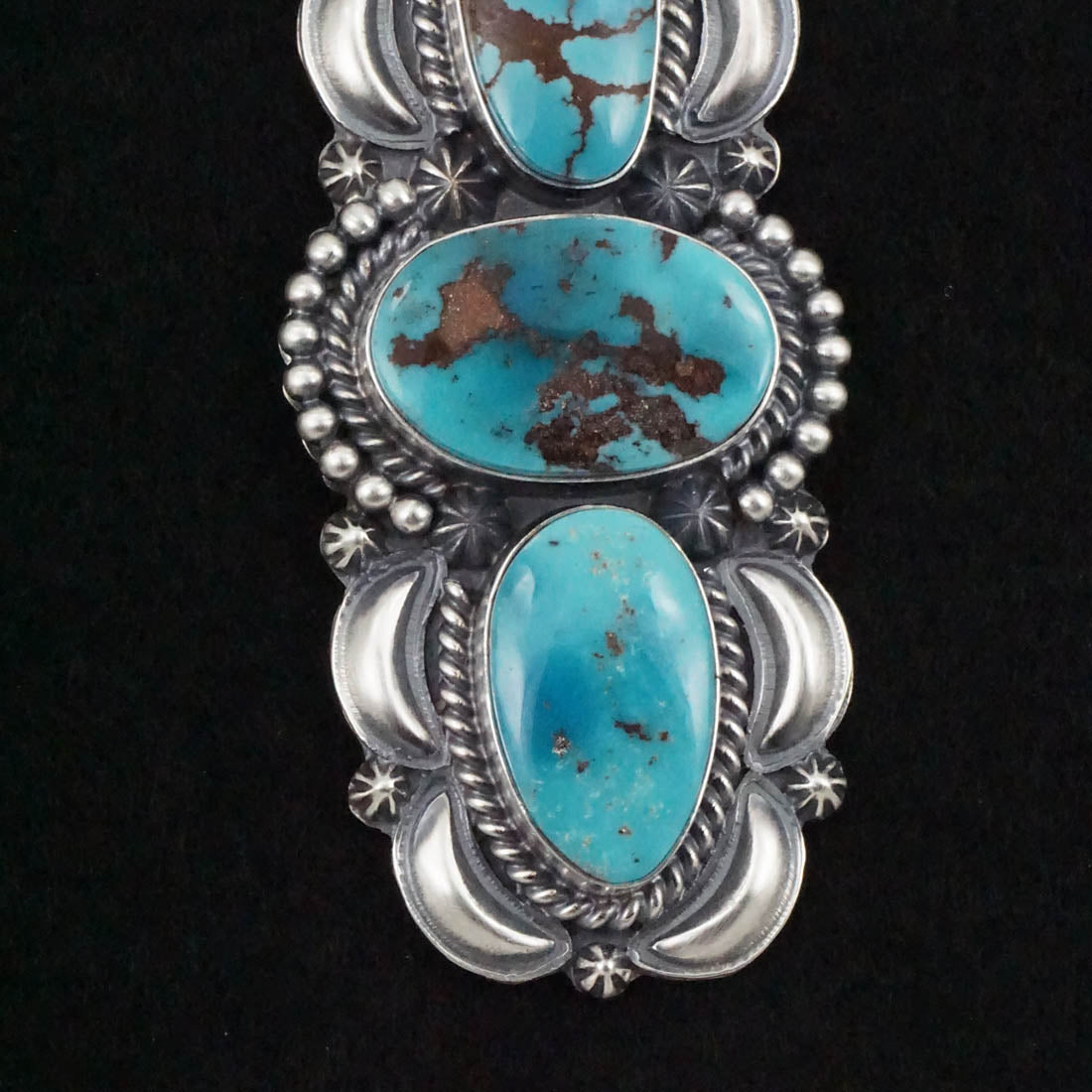 Raymond Delgarito Turquoise & Sterling Silver Pendant