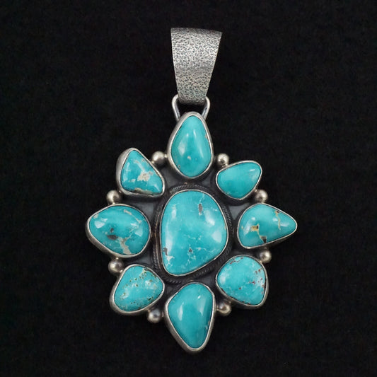 Kathleen Livingston Turquoise & Sterling Silver Pendant