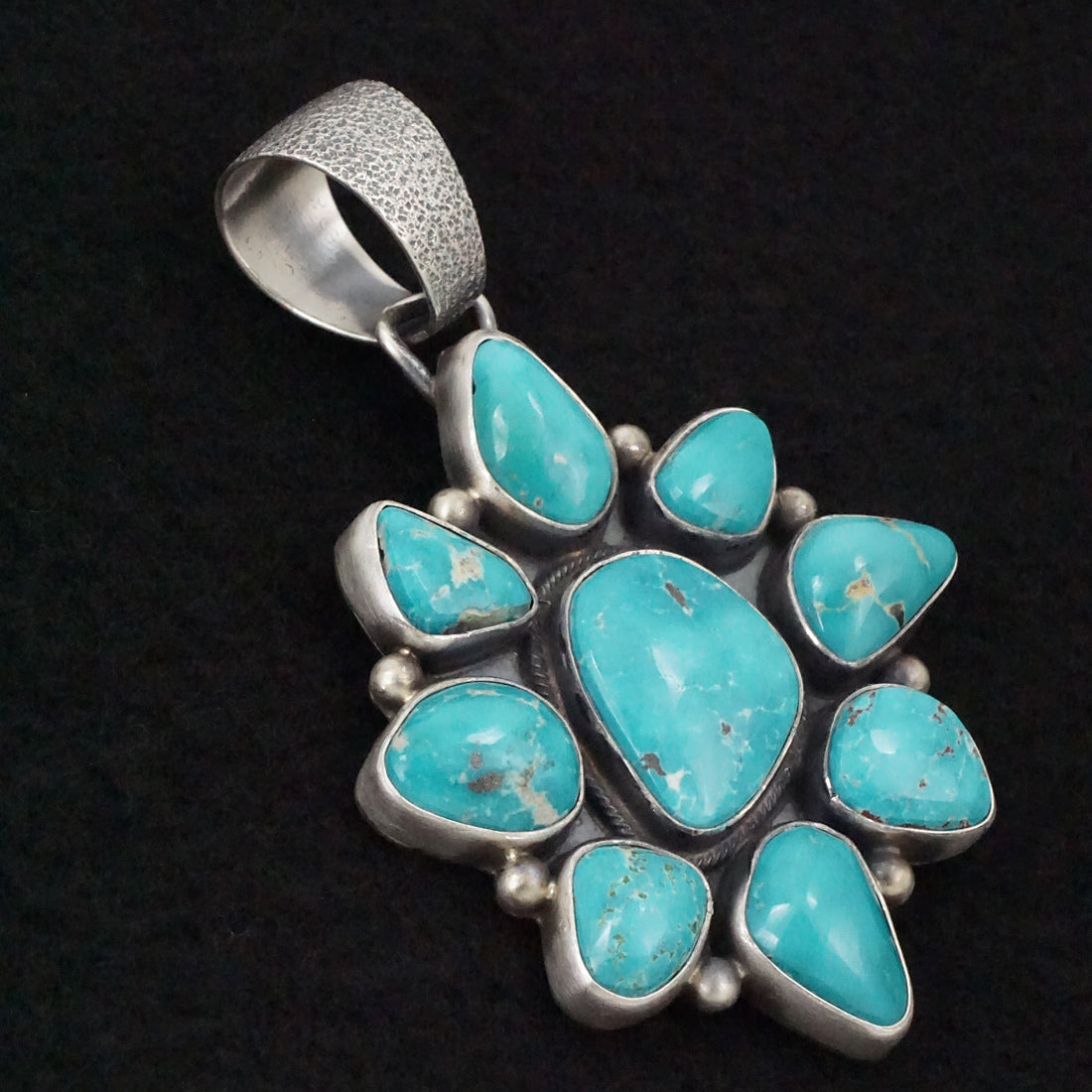 Kathleen Livingston Turquoise & Sterling Silver Pendant