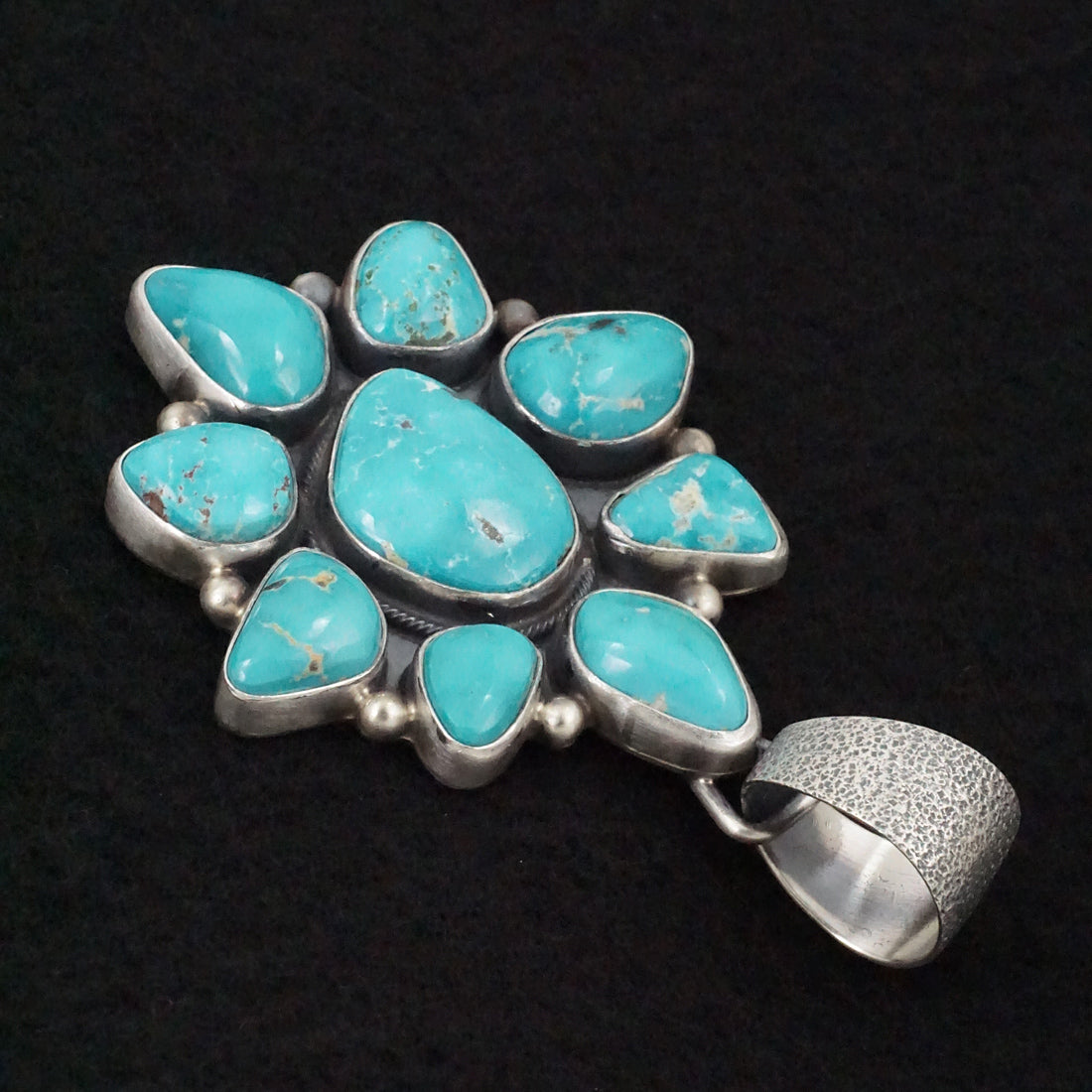 Kathleen Livingston Turquoise & Sterling Silver Pendant