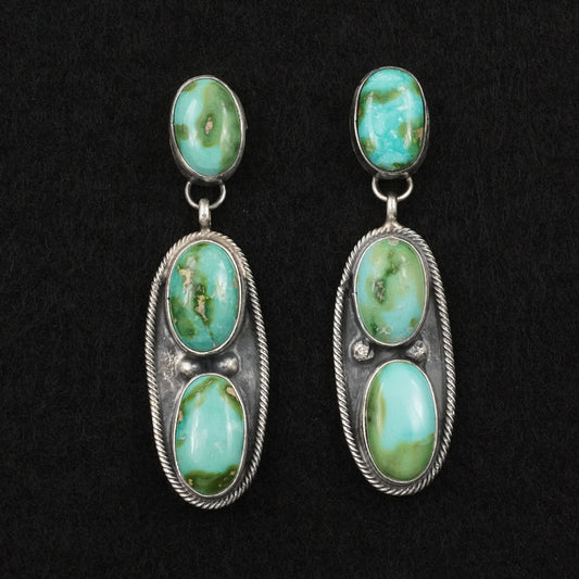 Randy Billy Turquoise & Sterling Silver Earrings
