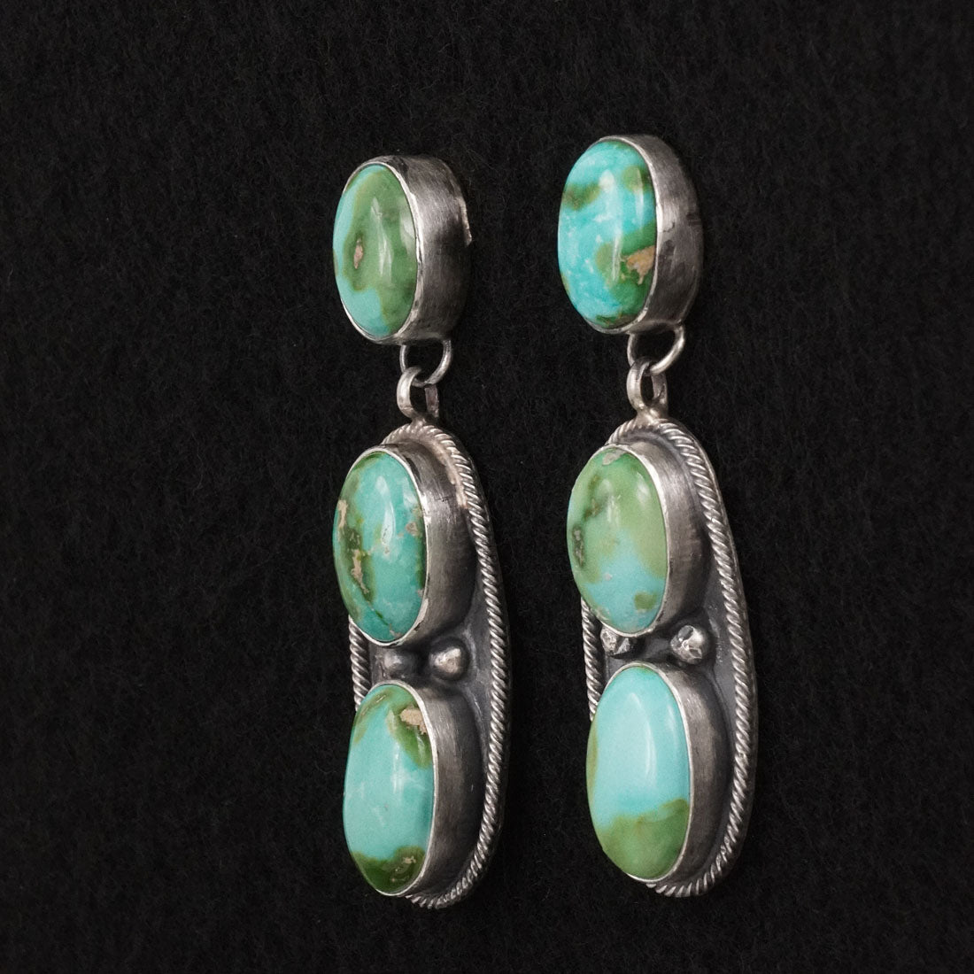 Randy Billy Turquoise & Sterling Silver Earrings