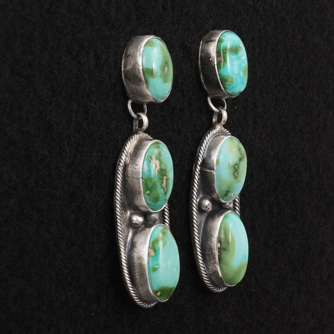 Randy Billy Turquoise & Sterling Silver Earrings