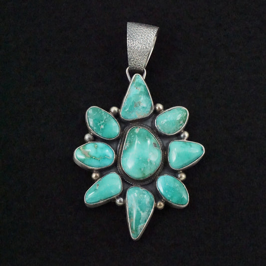 Kathleen Livingston Turquoise & Sterling Silver Pendant