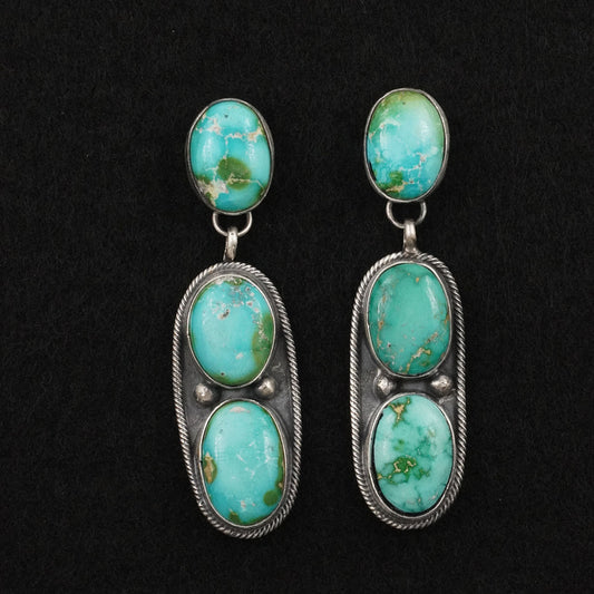 Randy Billy Turquoise & Sterling Silver Earrings