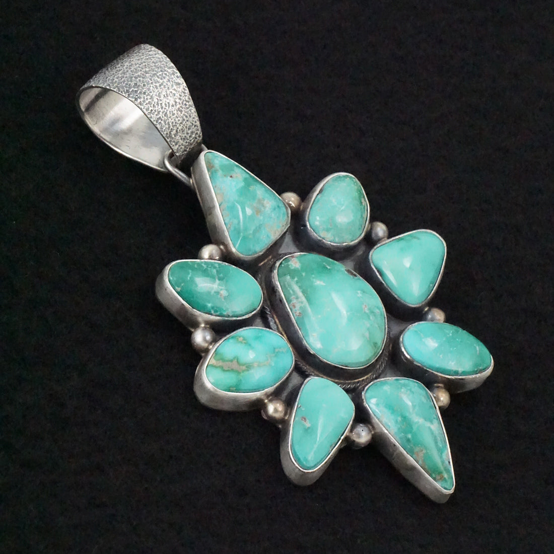 Kathleen Livingston Turquoise & Sterling Silver Pendant