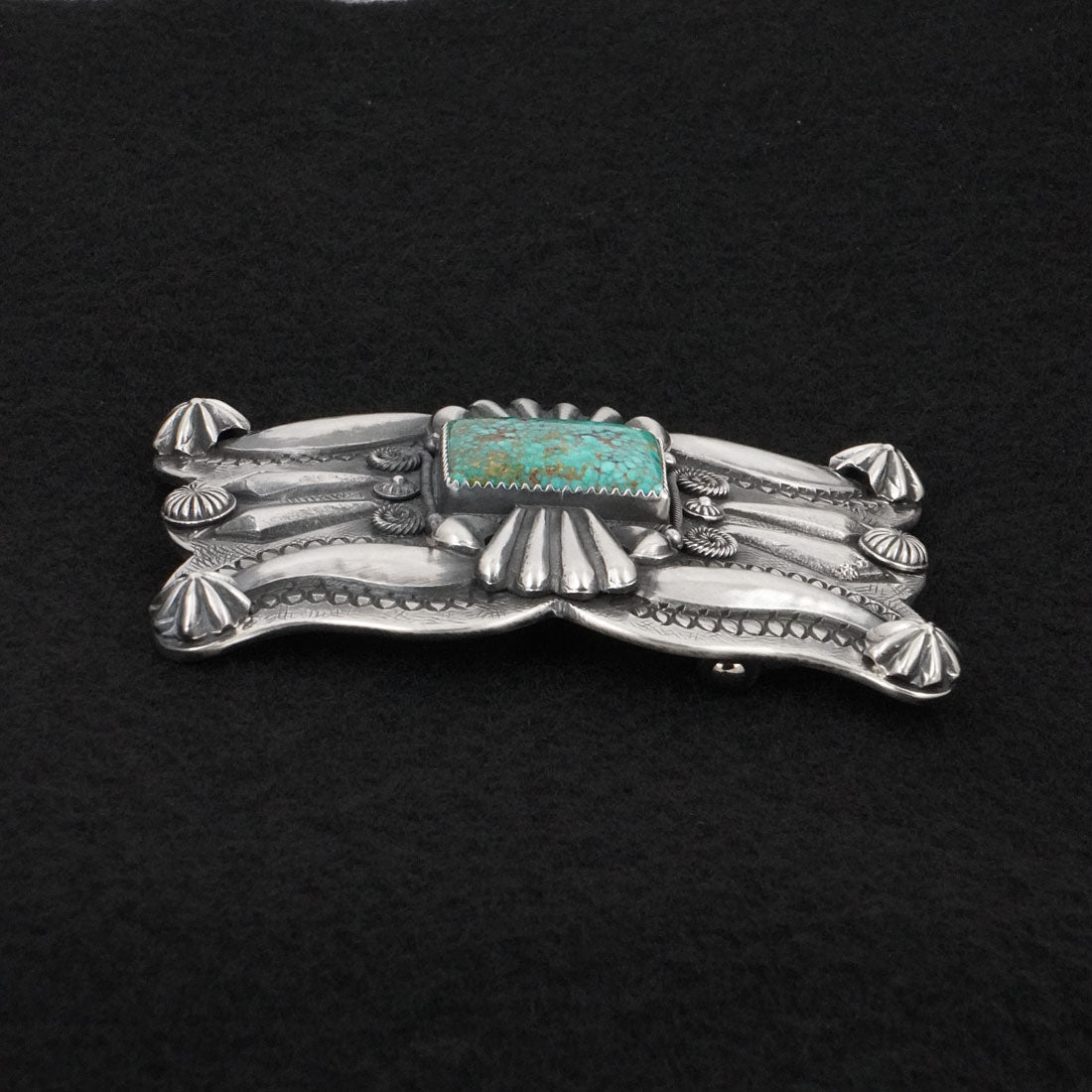 Delbert Gordon Turquoise & Sterling Silver Belt Buckle