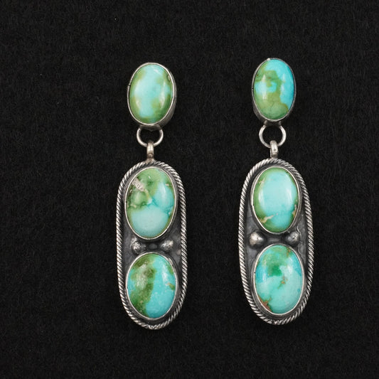 Randy Billy Turquoise & Sterling Silver Earrings