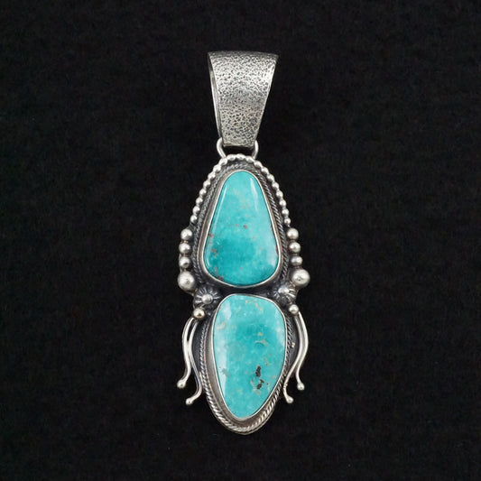 Kathleen Livingston Turquoise & Sterling Silver Pendant