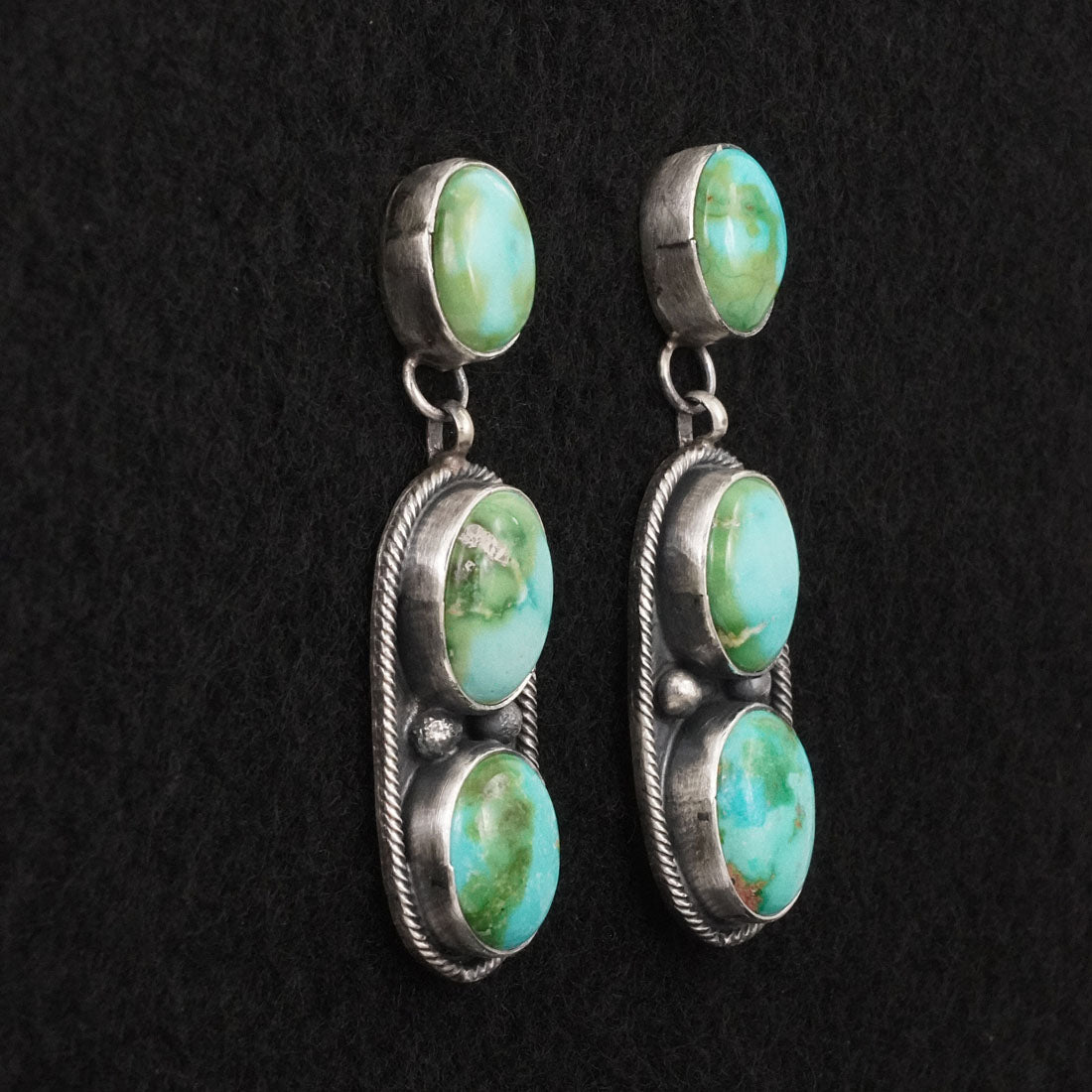 Randy Billy Turquoise & Sterling Silver Earrings