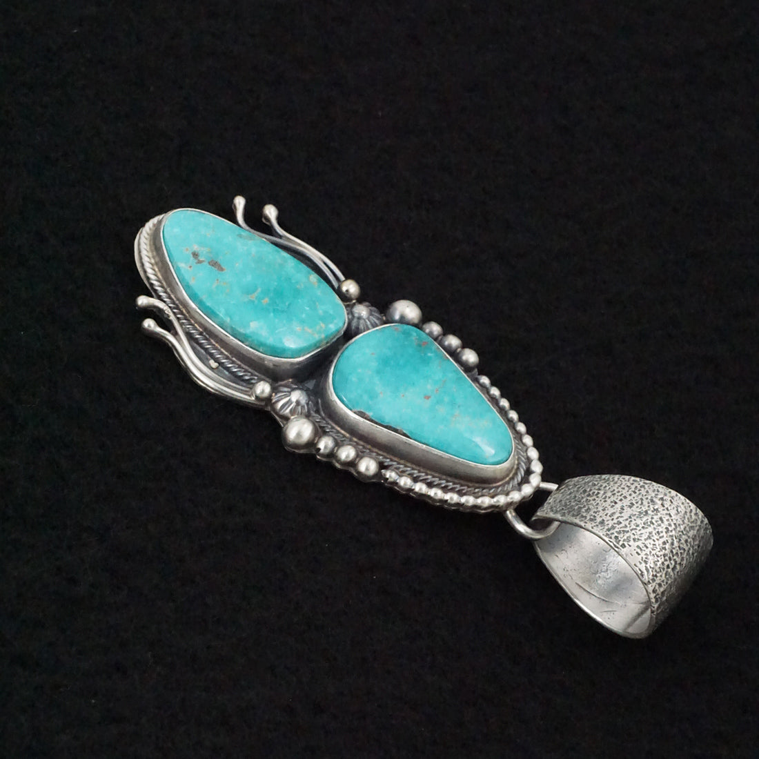 Kathleen Livingston Turquoise & Sterling Silver Pendant