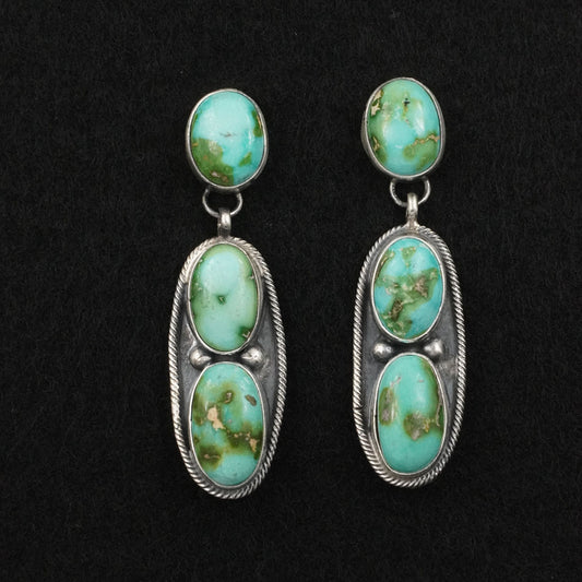 Randy Billy Turquoise & Sterling Silver Earrings