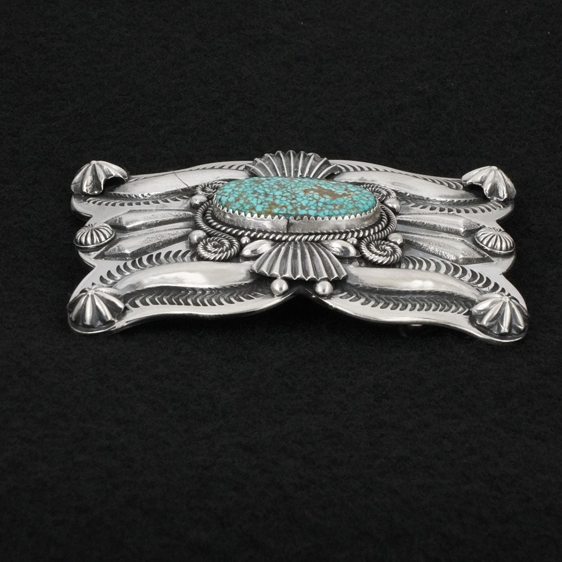 Delbert Gordon Turquoise & Sterling Silver Belt Buckle