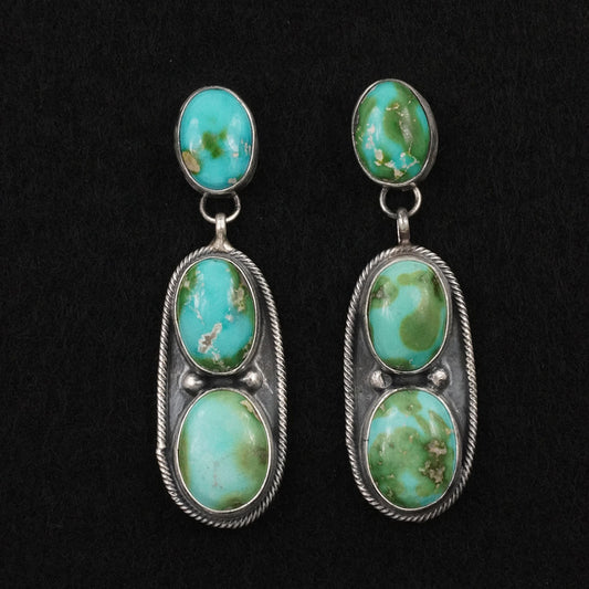 Randy Billy Turquoise & Sterling Silver Earrings