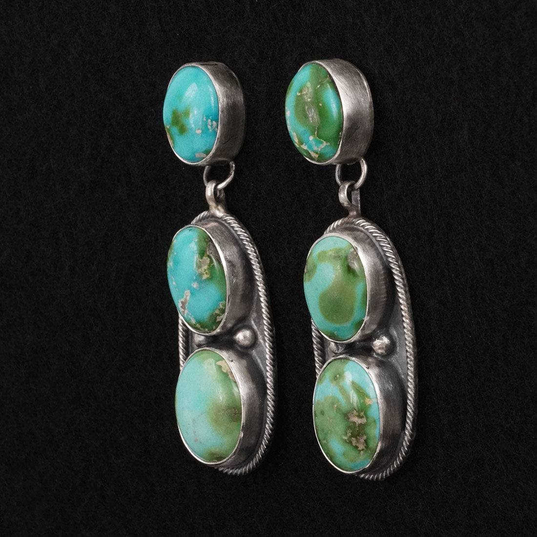 Randy Billy Turquoise & Sterling Silver Earrings